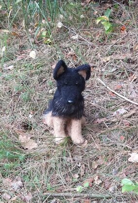 German Shepherd Amigurumi Realistic Dog
