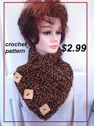 750 HECTANOOGA Crochet Cowl Scarf