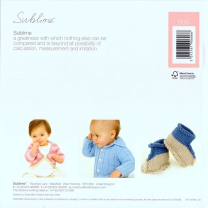 The Second Little Sublime Hand Knit Book by Sublime - 606