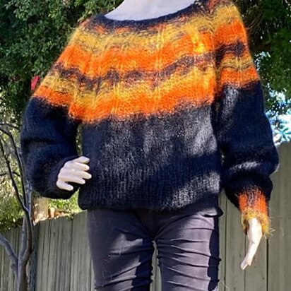 Ribbed Yoke Jumper