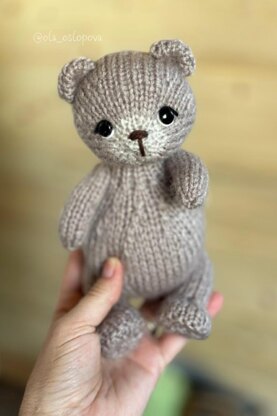 Little bear knitting pattern