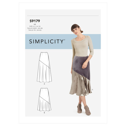Simplicity Misses' Skirts S9179 - Sewing Pattern