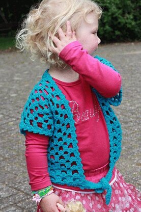 Lace-vest for girls