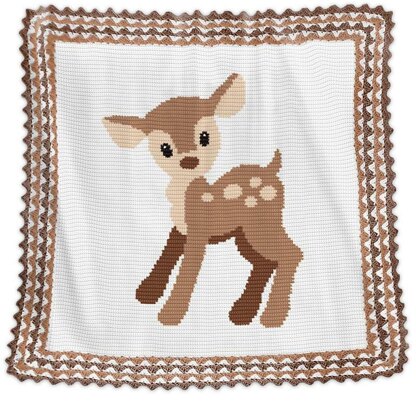 Crochet Baby Blanket - Baby Roe