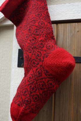 Croix de Noël Christmas Stocking