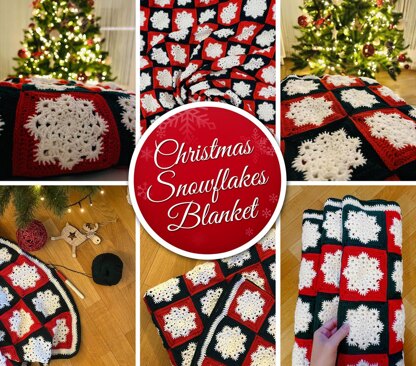 Christmas Snowflake Blanket