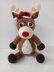 Rudolph the Red nosed Reindeer Crochet Pattern