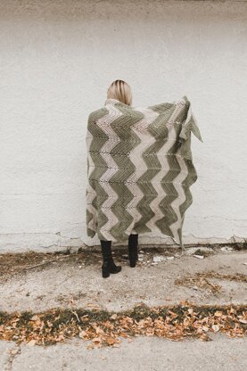 Zig Zag Chevron Afghan