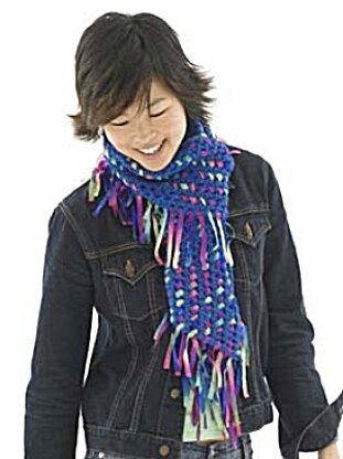 Dream Weave Scarf in Lion Brand Wool-Ease