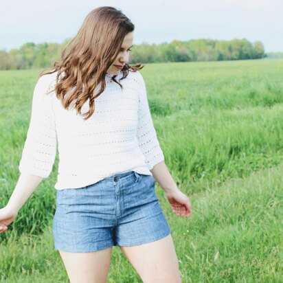 Summer Eyelet Top