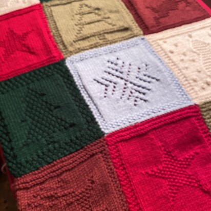 Christmas Patchwork Blanket