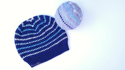 Dotted Stripes Beanie