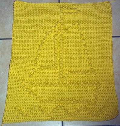 Sailboat Baby Blanket