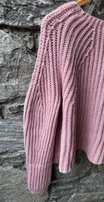 Matilda V-neck brioche sweater