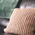 Tunisian Ribbed Pillow