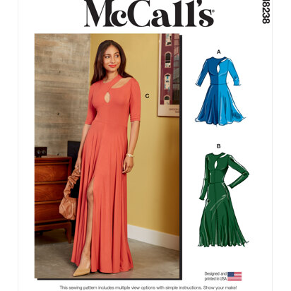 McCall's Misses' Dresses M8238 - Sewing Pattern