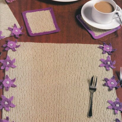 Garter and Flower Placemats