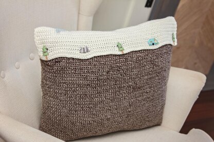 Camper Pillow Cover Knit