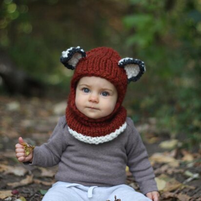 The Fox Balaclava - knitting pattern
