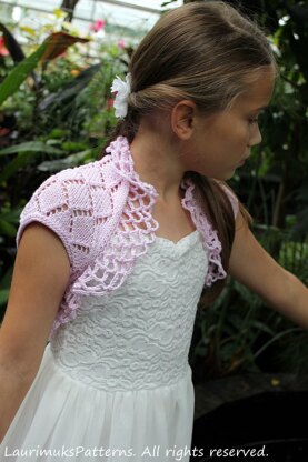 Pink Roses girls shrug