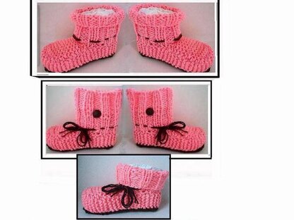 626, UNISEX KNITTED SLIPPERS, Adult