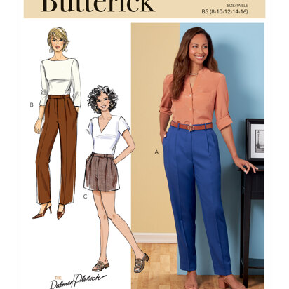 Butterick Misses' Pants and Shorts B6878 - Sewing Pattern