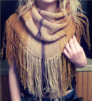 Rustic Fringe Shawl