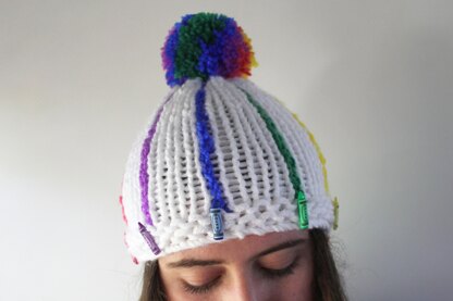 Knitted Crayon Beanie