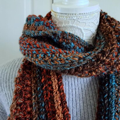 Crochet Classic Man Scarf Pattern