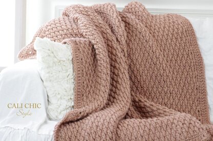 Geneva Crochet Throw Blanket #607