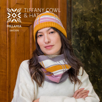 Tiffany Cowl & Hat - Crochet Pattern for Women in MillaMia Naturally Soft Merino