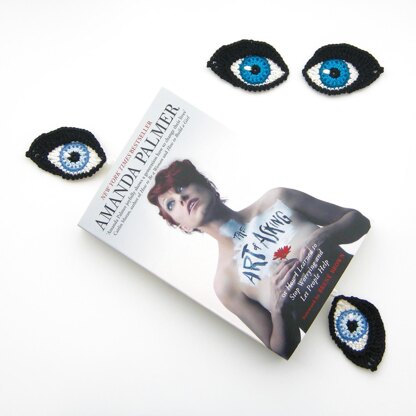 Crochet EYES and BOOKMARK