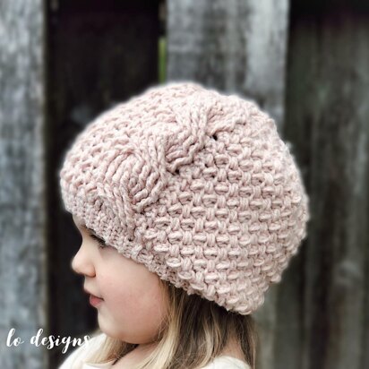 Textured Twist Cabled Beanie & Slouch