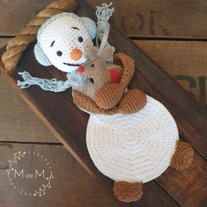 Melly Teddy Ragdoll Snowman Family