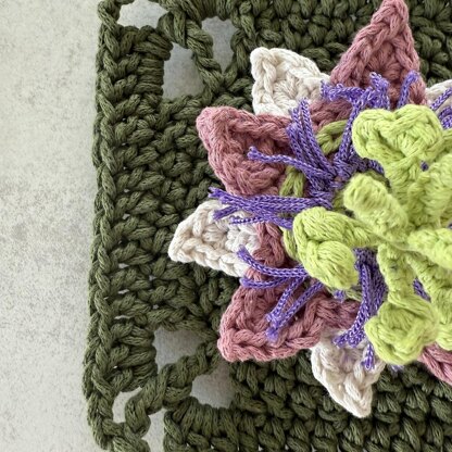 Passion Flower Granny Square