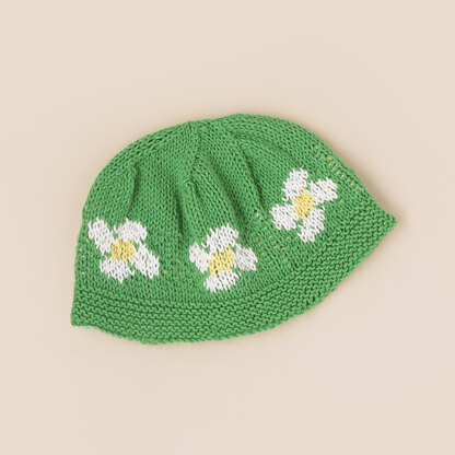 Paintbox Yarns Darling Daisy Hat PDF (Free)