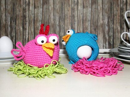 Chicken - Egg Sitter - Egg Cozy - Amigurumi