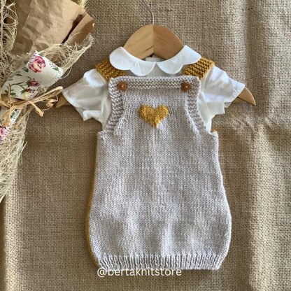 Little Heart Dress Knitting Pattern