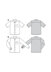Burda Style Men's shirt with collar B6349 - Paper Pattern, Size 36-50