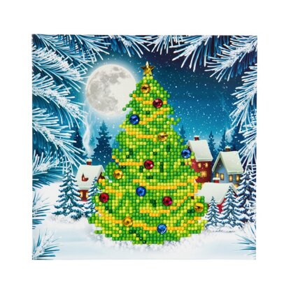 Craft Buddy Christmas Tree Crystal Card Kit