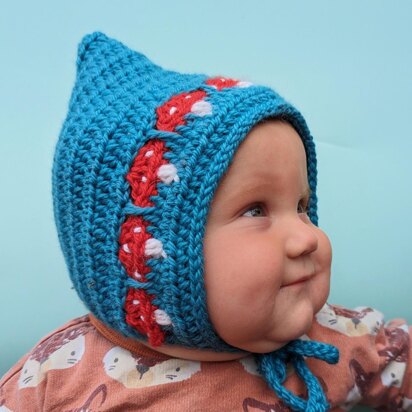 Mushroom Pixie Bonnet