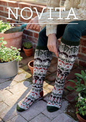 Mushroomer Socks in Novita 7 Veljestä - Downloadable PDF