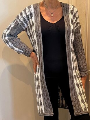 SOUND WAVES CARDIGAN