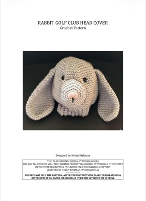 Rabbit Golf Club Cover