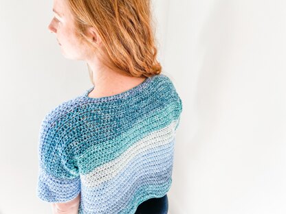 Tidepool Tee Summer Crochet Top Pattern