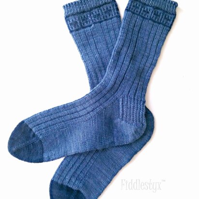 Postage Stamp Socks