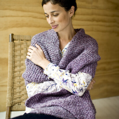 Tender Shawl in Lion Brand Homespun - 81041AD