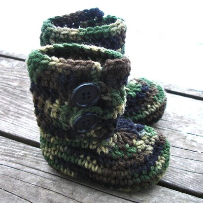 Button Loop Booties - Infant Sizes