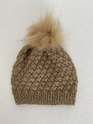 Baby beanie hat, easy pattern