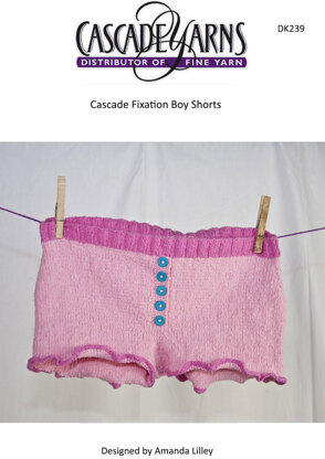 Boy Shorts in Cascade Fixation - DK239 - Free PDF